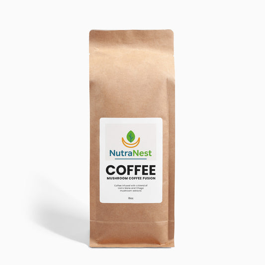 Mushroom Coffee Fusion - Lion’s Mane & Chaga 16oz