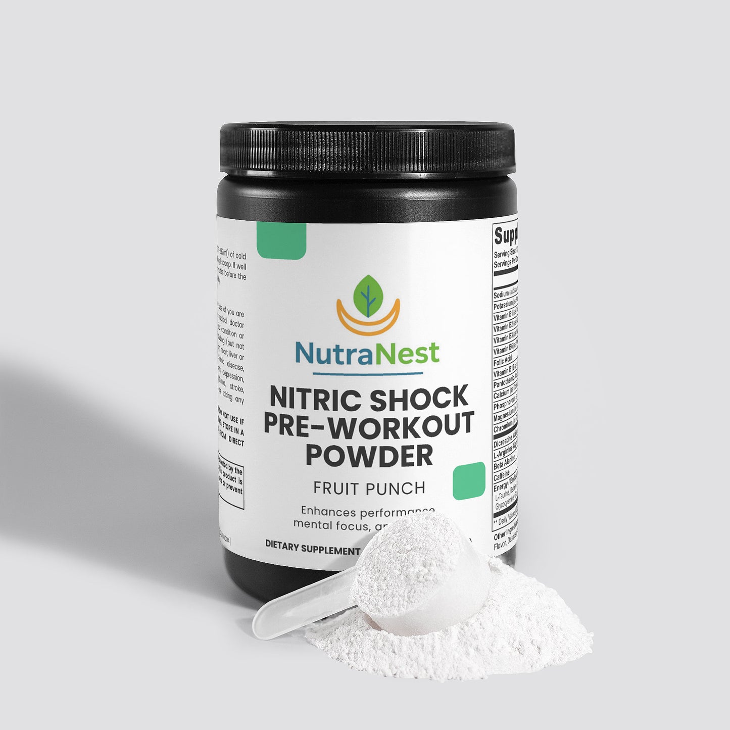 Nitric Shock Pre-Workout Powder (Fruit Punch)